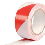 SCOTCH DE MARQUAGE DE SOL BLANC ET ROUGE 